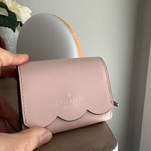 Kate Spade Blush Scalloped Wallet